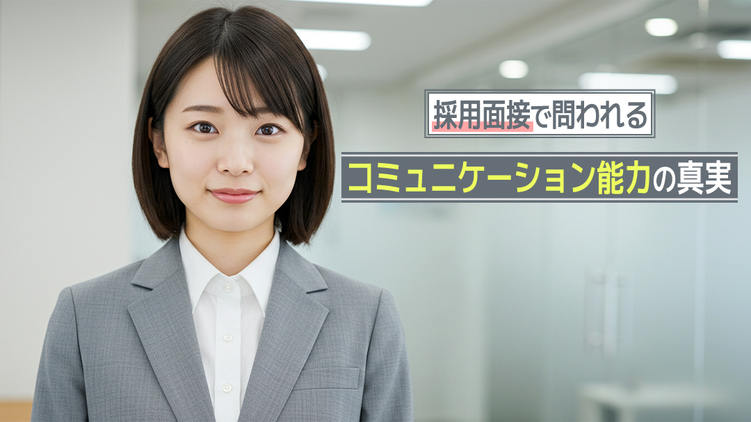採用面接で問われるコミュニケーション能力の真実
