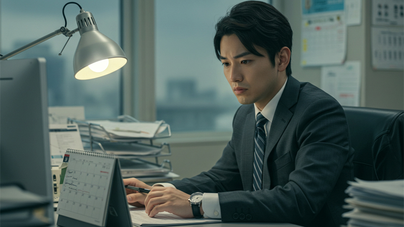 有給の有無と「退職日」は関係ない