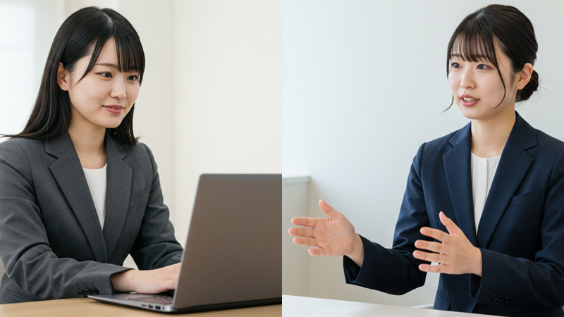 面接形式ごとに求められる印象が違う