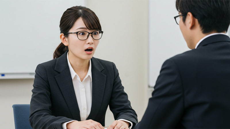 採用担当が実際にドン引きした「一発アウト」NG言動集