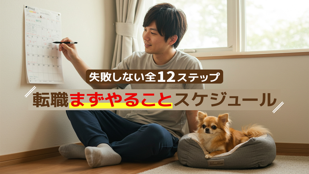 転職まずやることスケジュール|失敗しない全12ステップ