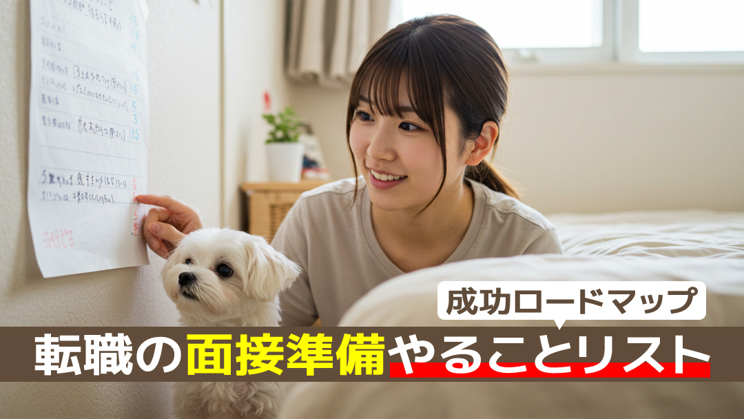 内定を掴む！転職の面接準備やることリスト【成功ロードマップ】