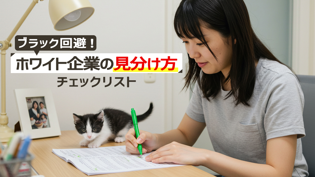 ブラック回避！ホワイト企業の見分け方チェックリスト