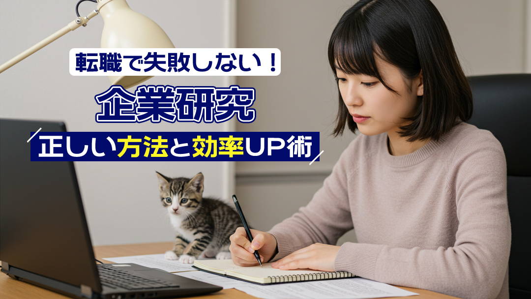 転職で失敗しない！企業研究の正しい方法と効率UP術