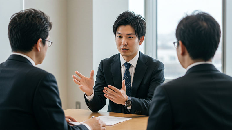 そのまま使える！転職面接のPREP法回答テンプレ＆例文集