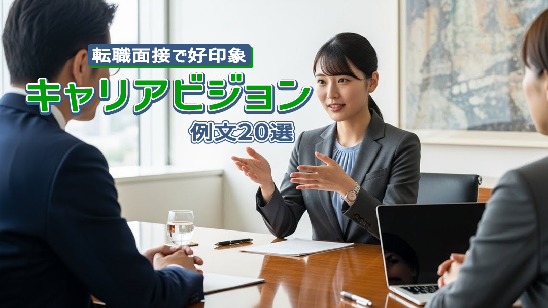 転職面接で好印象！キャリアビジョン例文20選と答え方のコツ