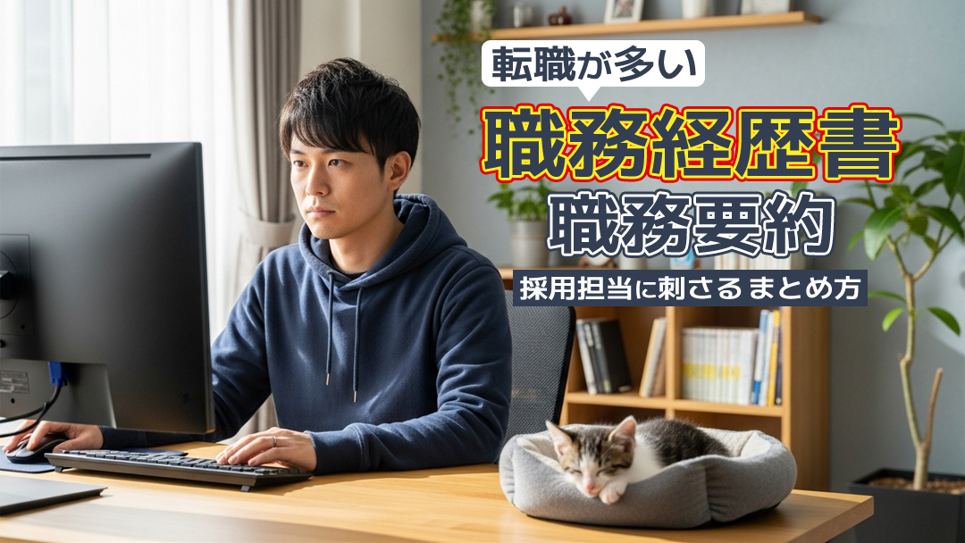 転職が多い職務経歴書の職務要約｜採用担当に刺さるまとめ方