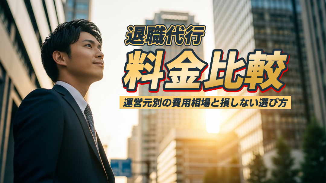 退職代行料金比較｜運営元別の費用相場と損しない選び方